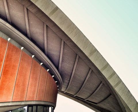 futuristic looking viaduct